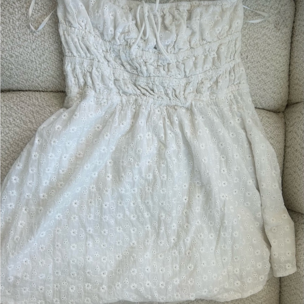 Petal & Pup White Mini Dress